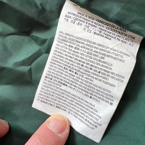 Vans Men's Green Canvas Collared Jacket - Size S - Picture 6 of 12